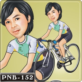 自行車選手Q版漫畫PNB-152